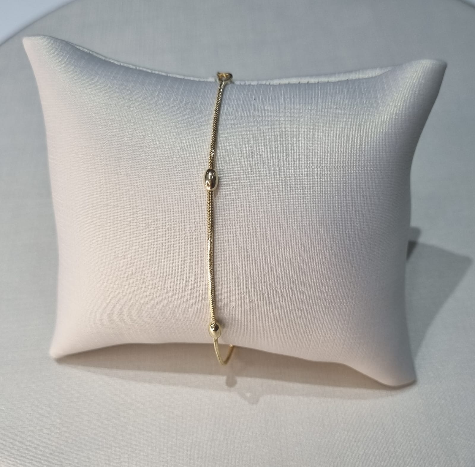 Pulseira Bolas Lisas Dourado