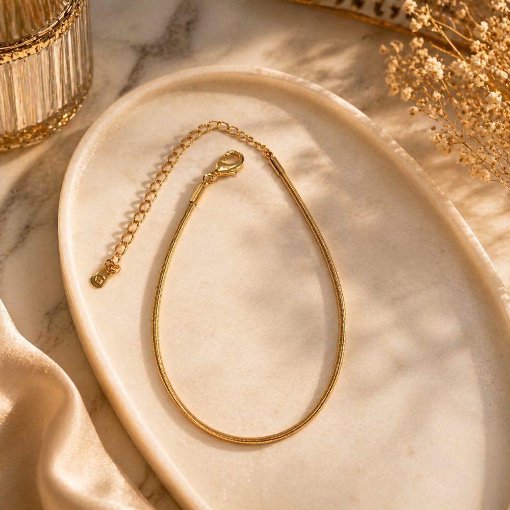 Pulseira Malha Roliça Fina