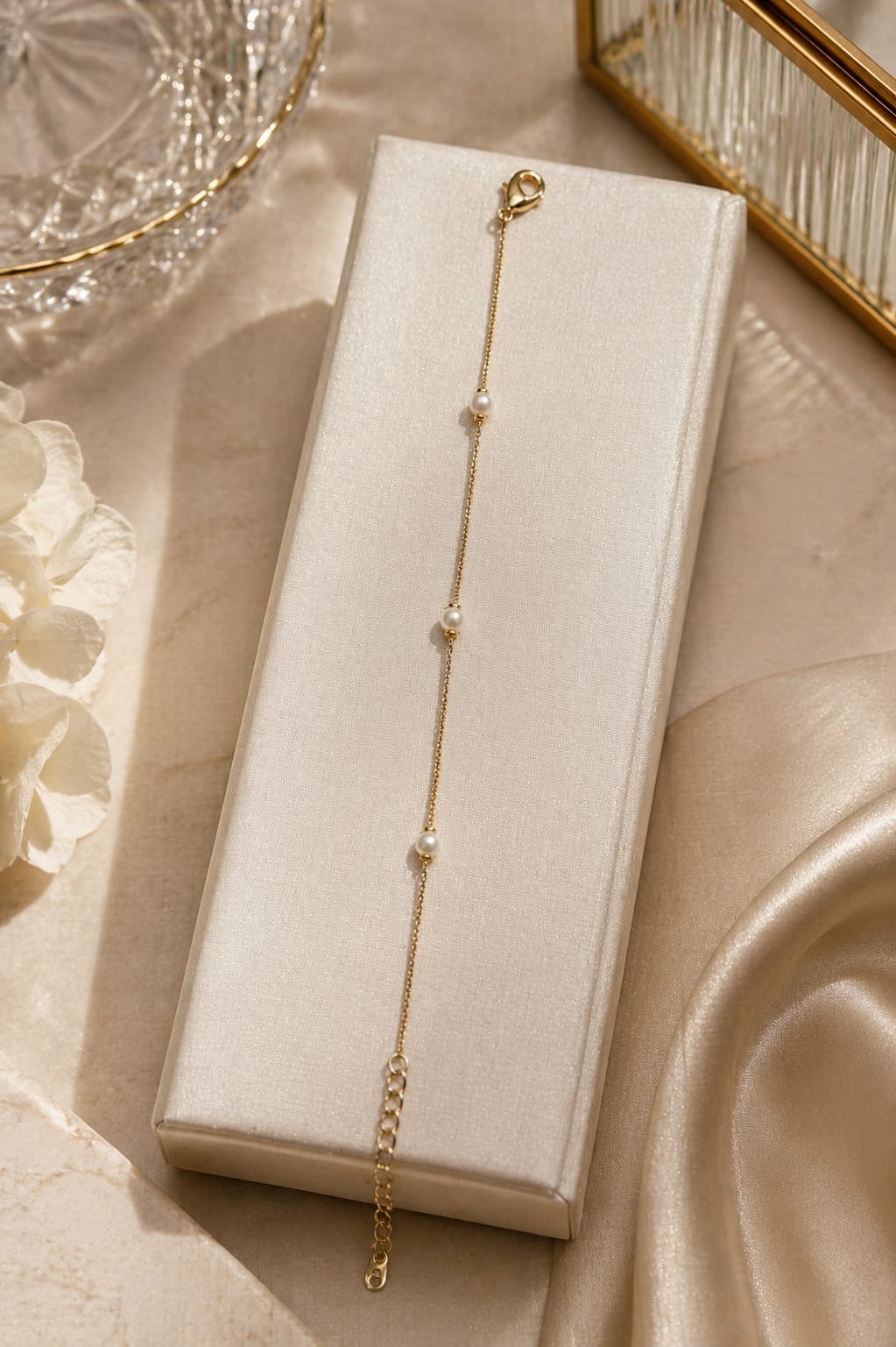 Pulseira Pérola Dourado