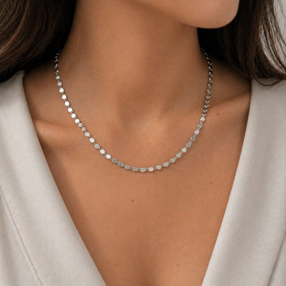 Choker Chapas Redondas