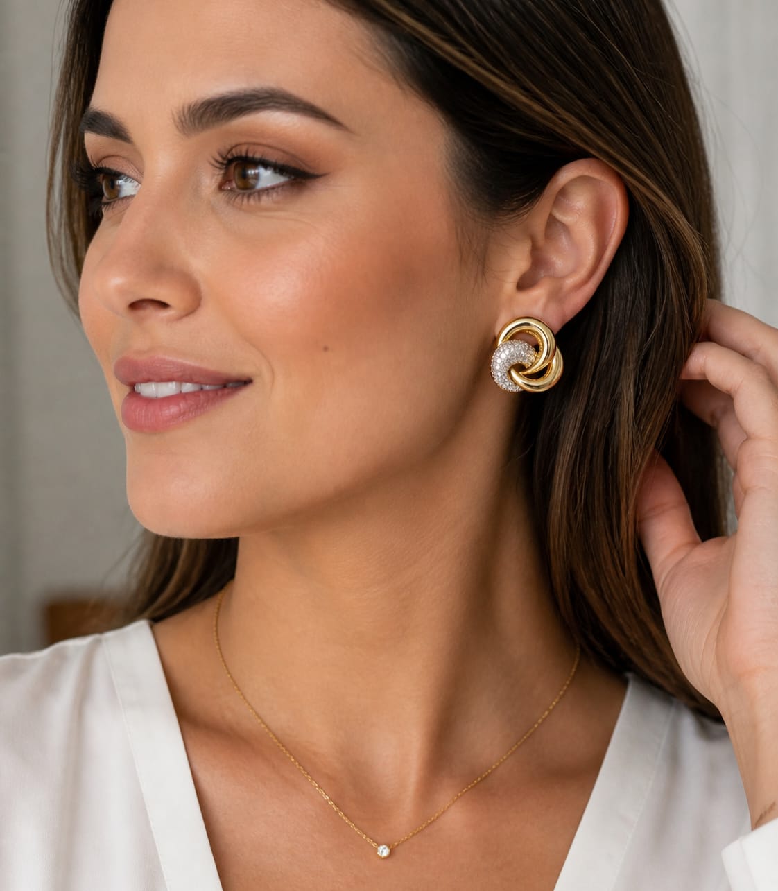 Brinco Entrelaçado Microzircônias