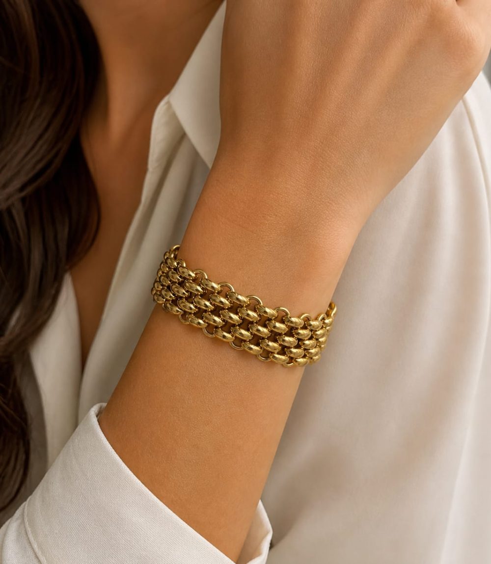 Pulseira elos robustos